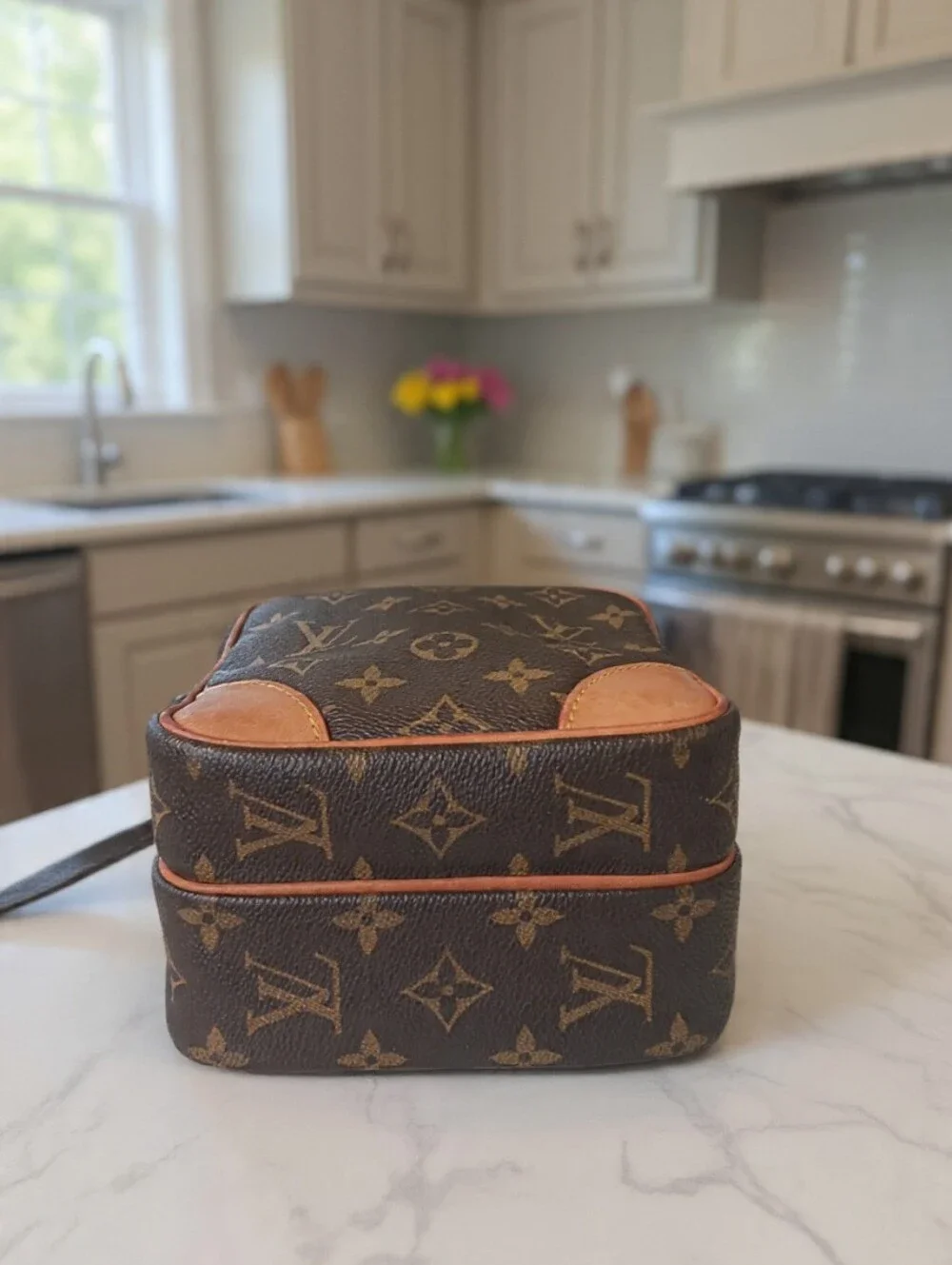 Louis Vuitton Vintage Amazon Messenger Crossbody Bag ✨ COA